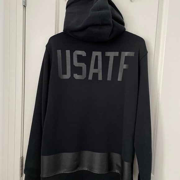 Vintage 2000s Nike USA Track and Field USATF Zip Up Hoodie Jacket - Picture 3 of 6